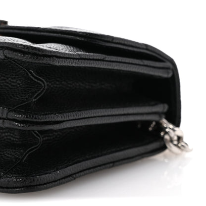 Chanel Caviar Quilted Pick Me Up Clutch With Chain Black 11 of 13