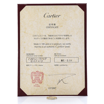 Cartier 18K Yellow Gold Diamond 2.6mm LOVE Paved Band Ring 49 4.75 6 of 6