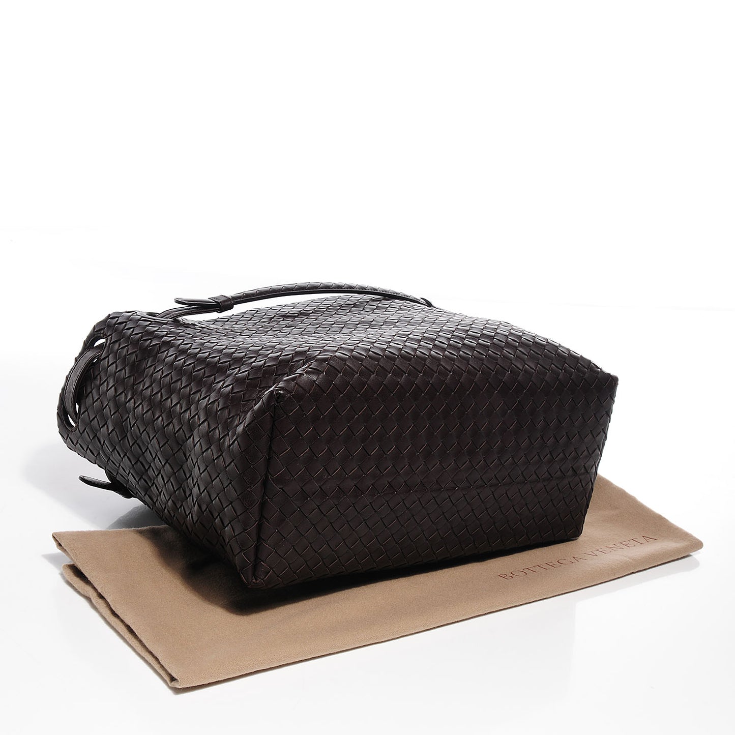 Nappa Intrecciato Seamless Tote Ebano
