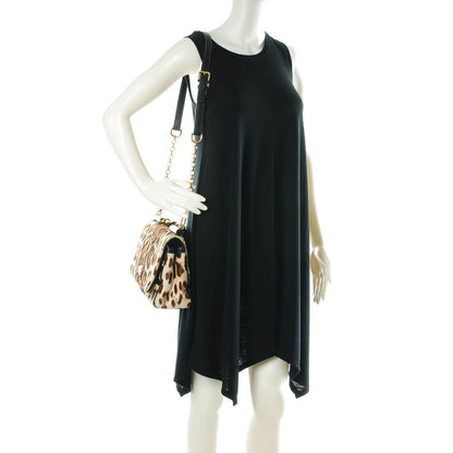 Dolce & Gabbana Calf Hair Leopard Print Small Miss Sicily Satchel 2 of 6