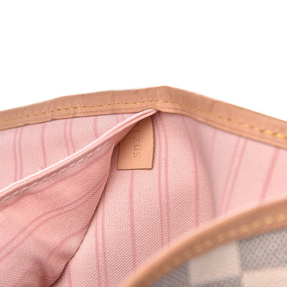 Louis Vuitton Damier Azur Neo Neverfull MM Rose Ballerine 9 of 13