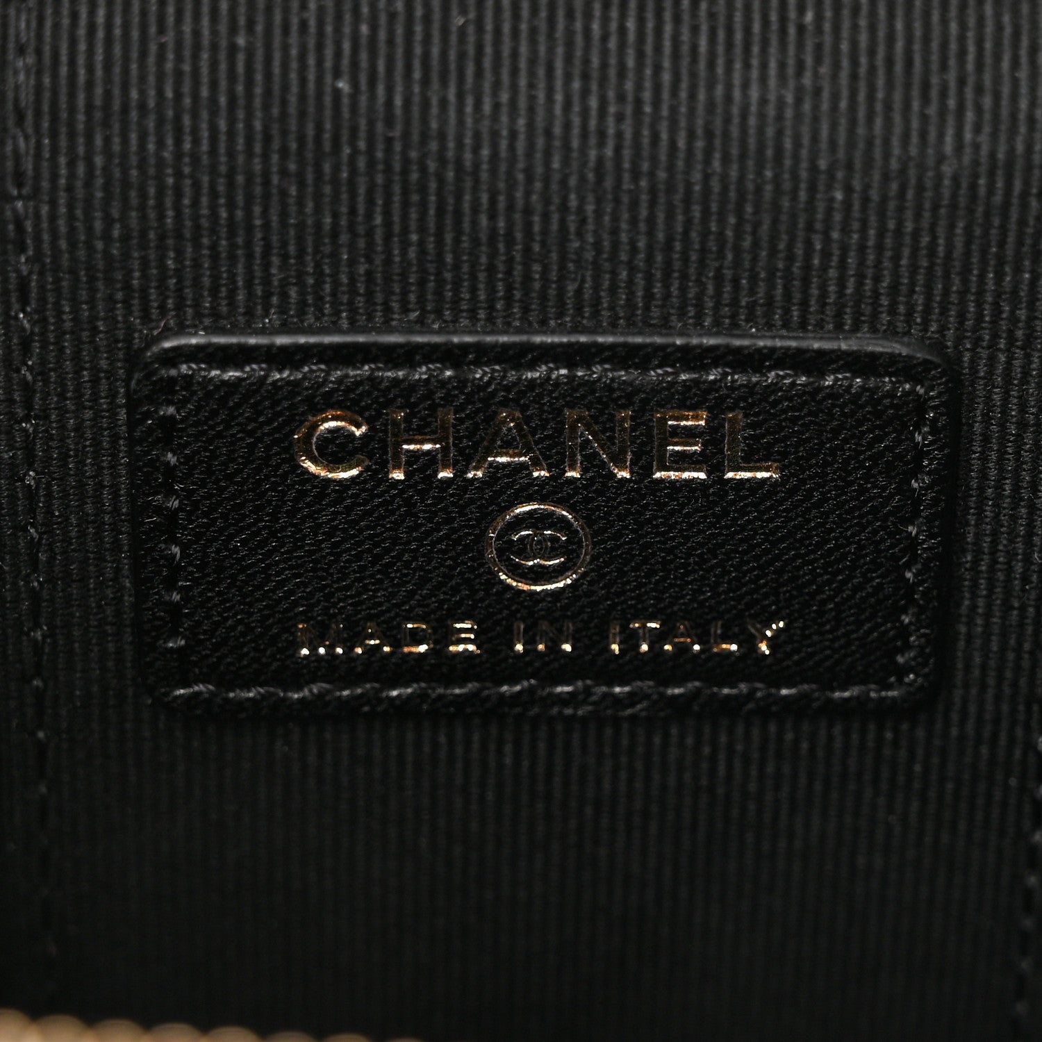 Chanel Lambskin Quilted Top Handle Mini Vanity Case With Chain Black 6 of 10