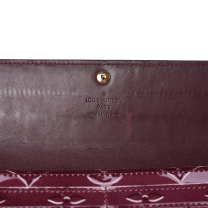 Louis Vuitton Vernis Sarah Wallet Rouge Fauviste 6 of 8