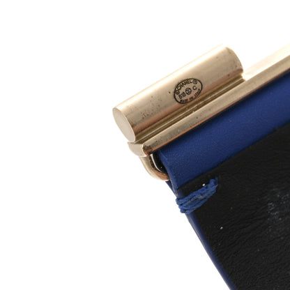 Chanel Calfskin CC Wide Cuff S Blue 4 of 8