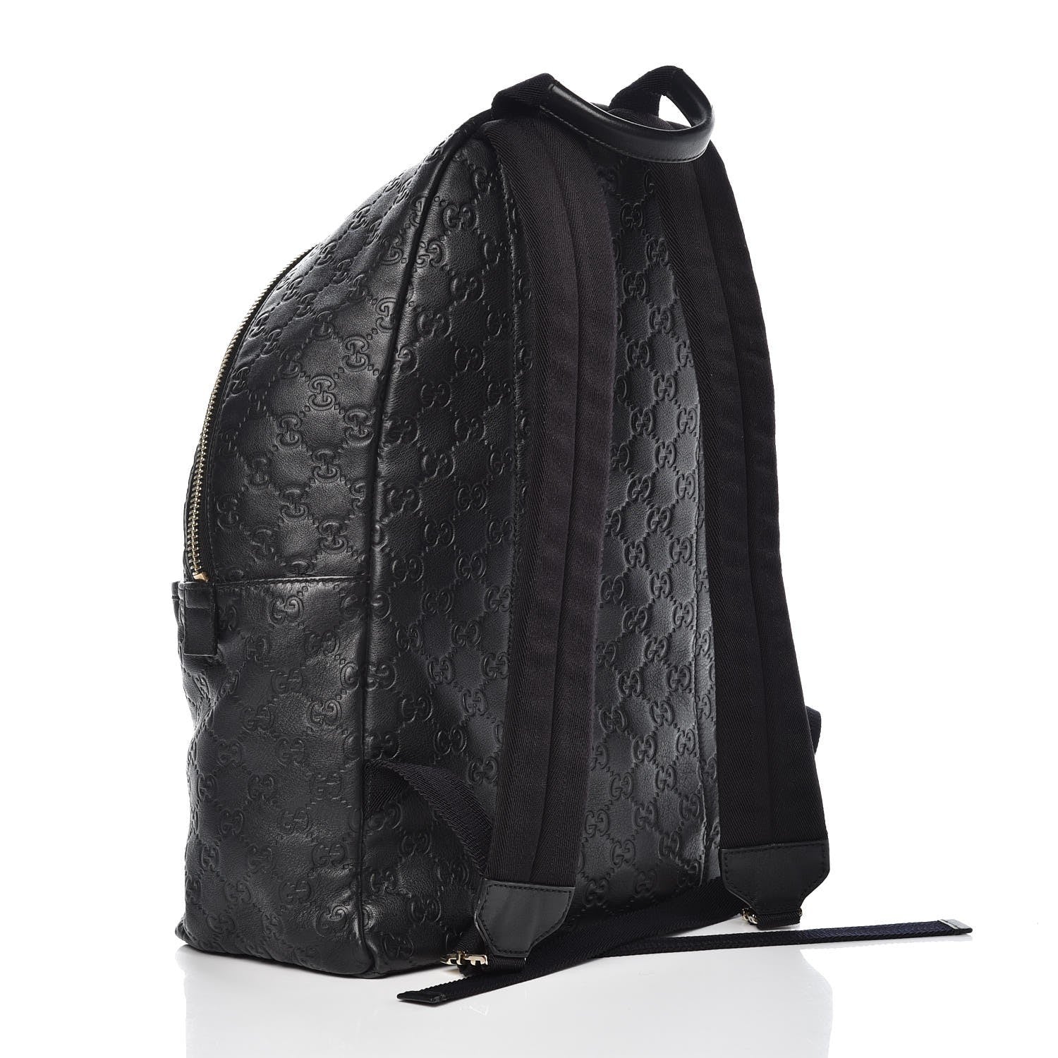 Gucci Guccissima Medium Classic Backpack Black 3 of 12