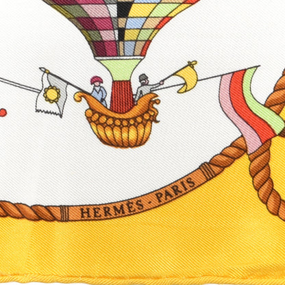 Hermes Silk Les Folies Du Ciel Scarf 4 of 4