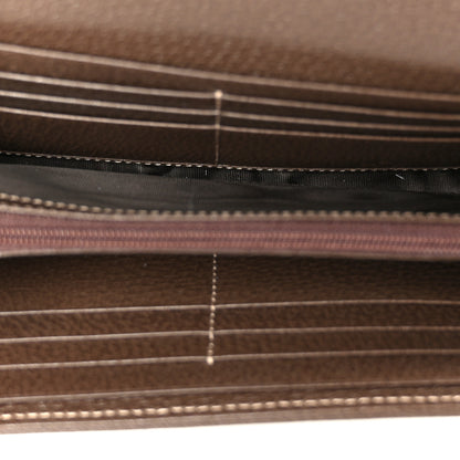 Gucci GG Supreme Monogram Web Ophidia Wallet On Chain Brown 4 of 11
