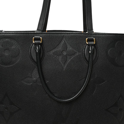Louis Vuitton Empreinte Monogram Giant Onthego GM Black 7 of 11