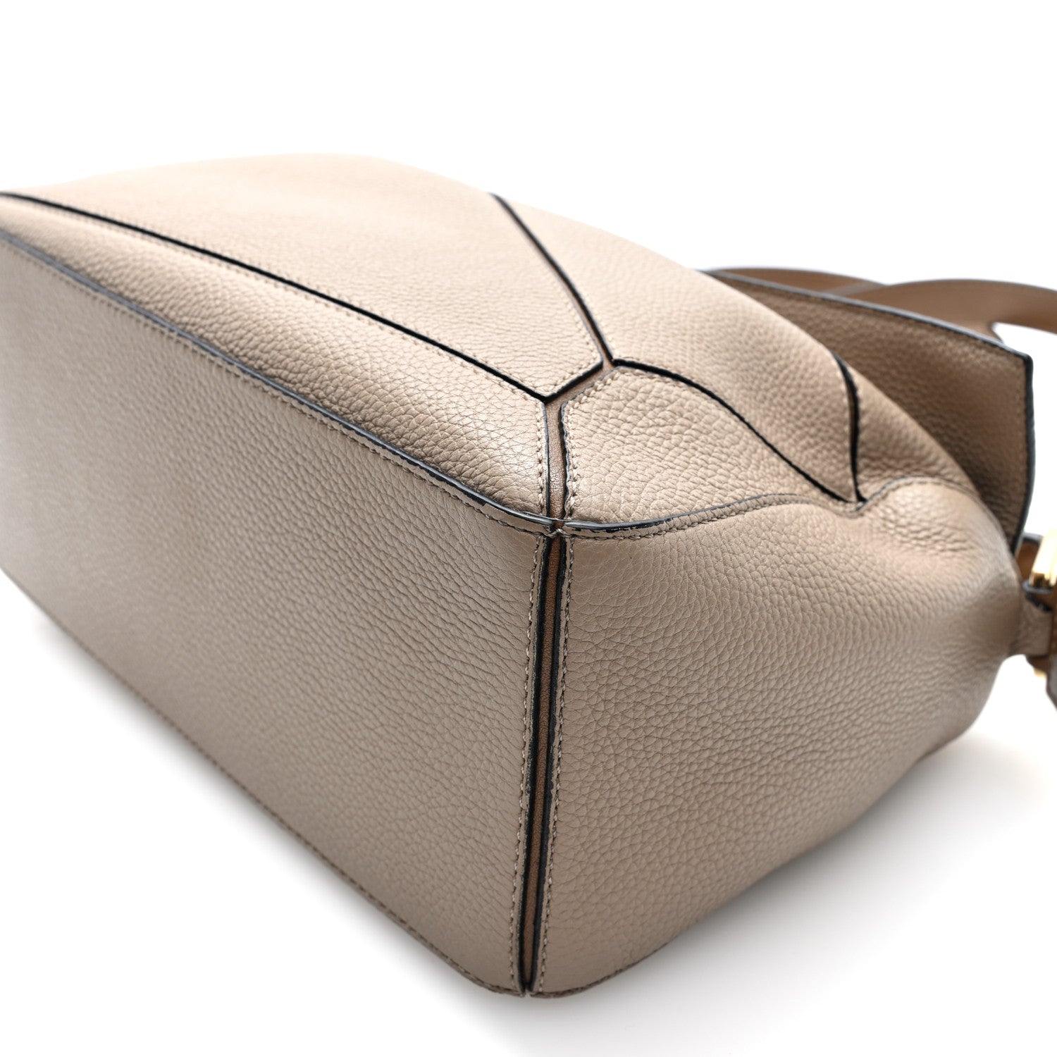 Loewe Grained Calfskin Small Puzzle Bag Sand Mink 8 of 8