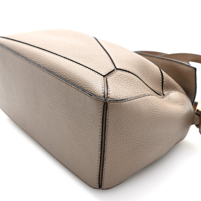 Loewe Grained Calfskin Small Puzzle Bag Sand Mink 8 of 8