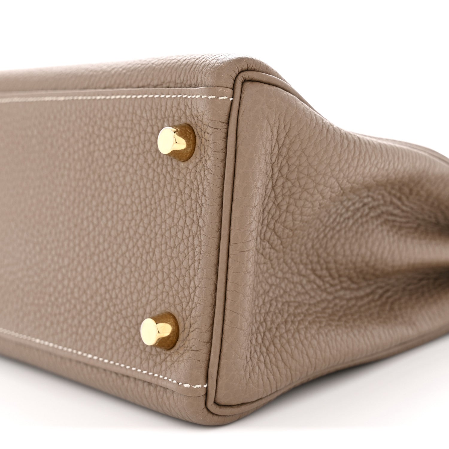 Hermes Togo Kelly Retourne 25 Etoupe 10 of 12