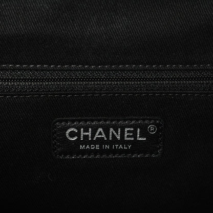 Chanel Grained Calfskin Stitched Accordion Shoulder Bag Black 6 of 7