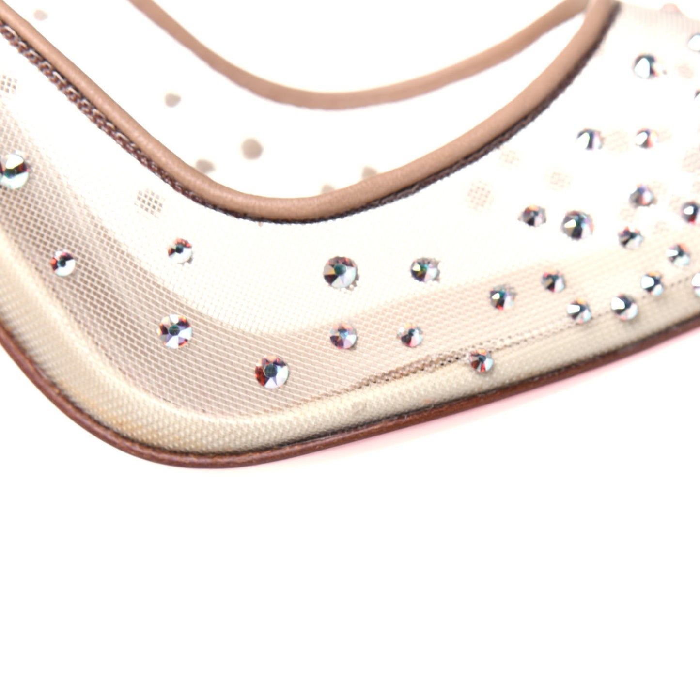 Rete Patent Crystal Strass Follies 100 Pumps 37.5 Version