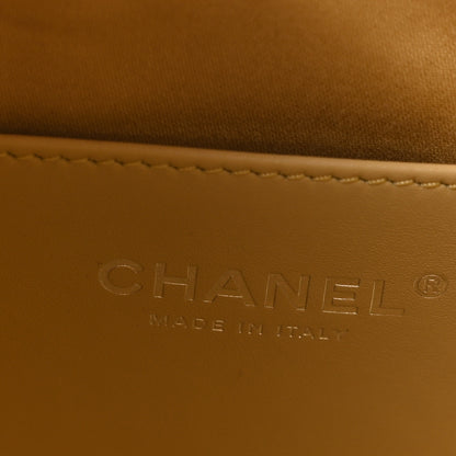 Chanel Metallic Aged Calfskin Quilted Small Chanel 25 Handbag Gold 6 of 11