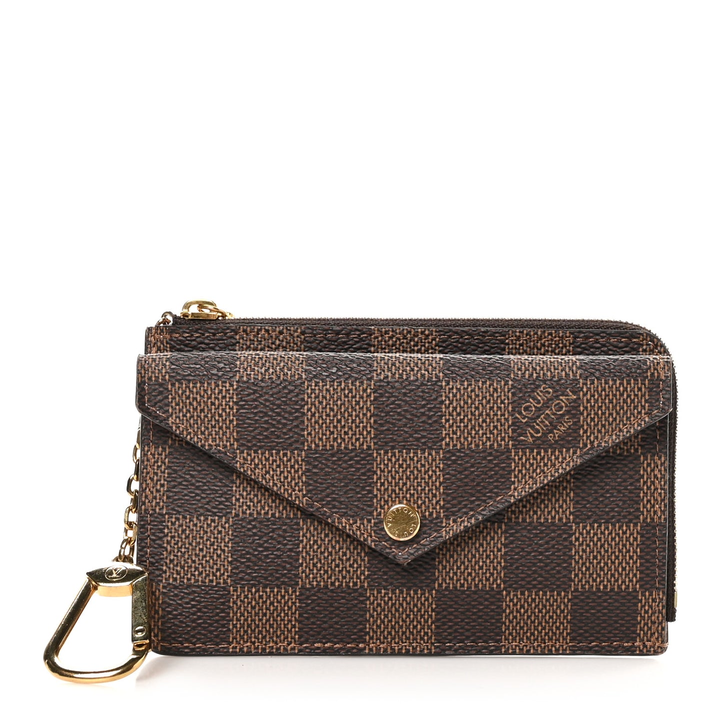 Damier Ebene Recto Verso Card Holder Rose Ballerine