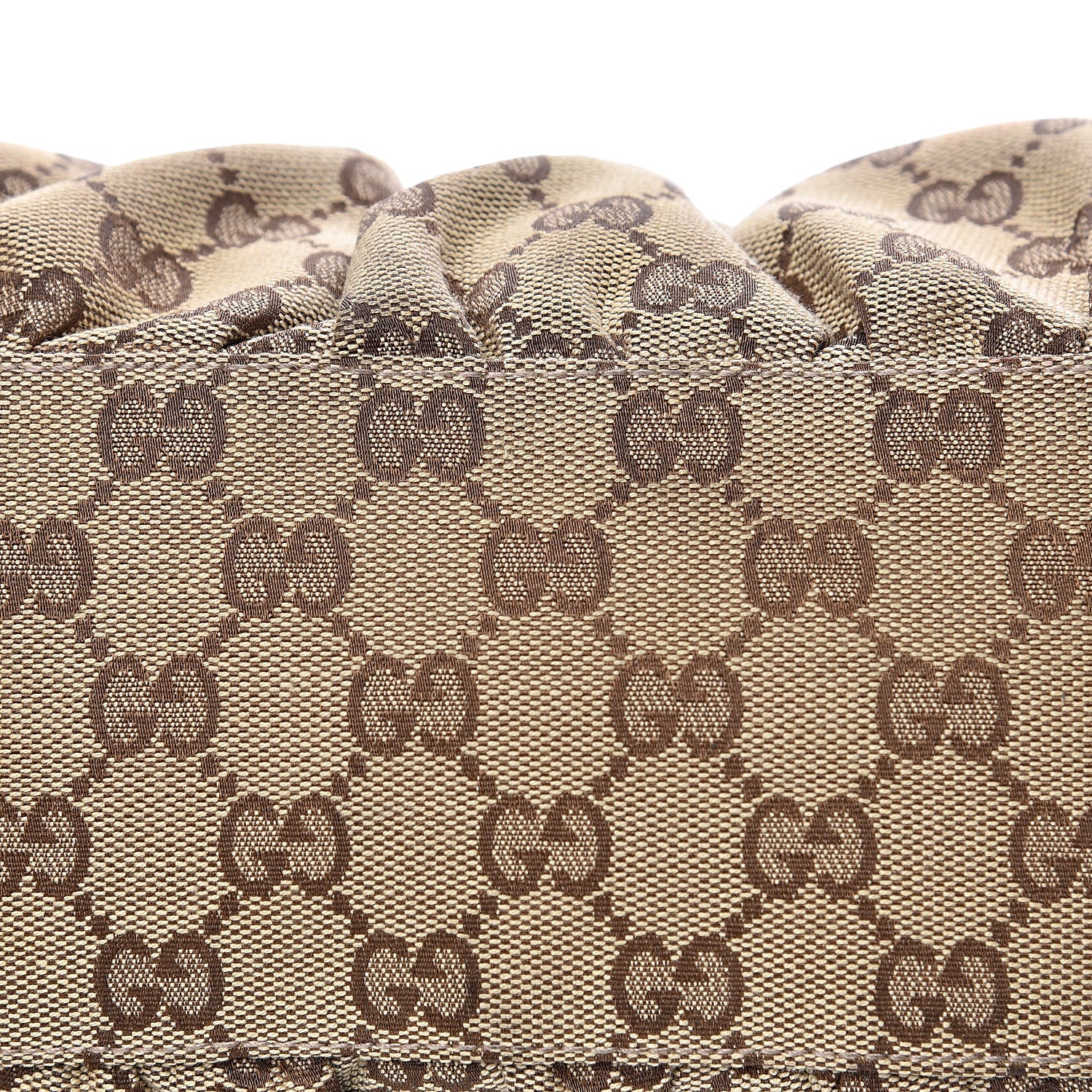Gucci Monogram D Ring Gold Hobo Dark Brown 10 of 14