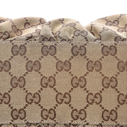 Gucci Monogram D Ring Gold Hobo Dark Brown 10 of 14