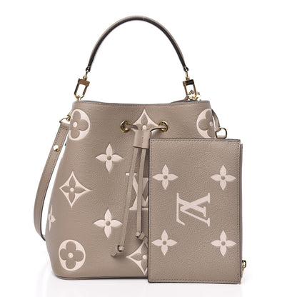 Louis Vuitton Empreinte Monogram Giant Neonoe MM Tourterelle Creme 1 of 9