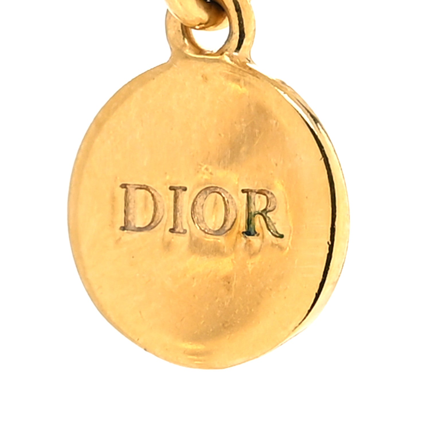 Christian Dior Metal Danseuse Etoile Chain Choker Necklace Gold 5 of 5