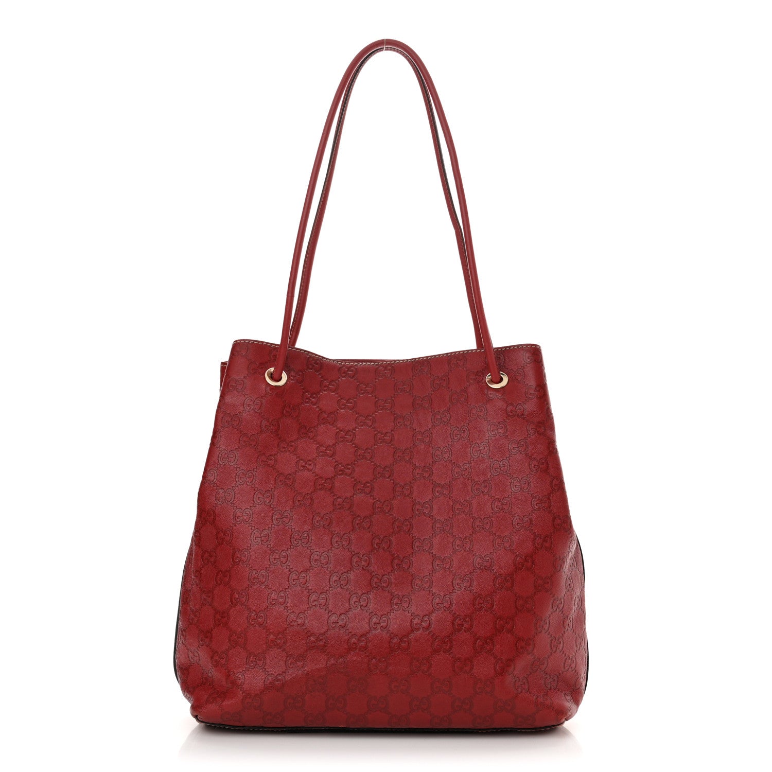 Gucci Guccissima Monogram Gifford Tote Red 1 of 12