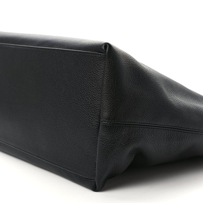 Saint Laurent Grained Calfskin Giant Bowling Bag Black 8 of 10