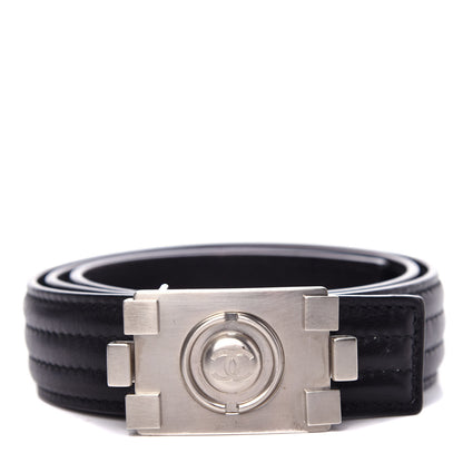 Chanel Calfskin CC Boy Belt 75 30 Black 1 of 6