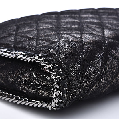 Stella McCartney Chamois Shiny Dotted Quilted Small Falabella Tote Ruthenium 7 of 8