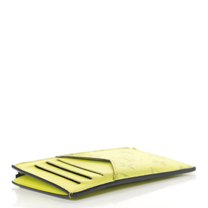 Louis Vuitton Monogram Taiga Coin Card Holder Yellow 4 of 9