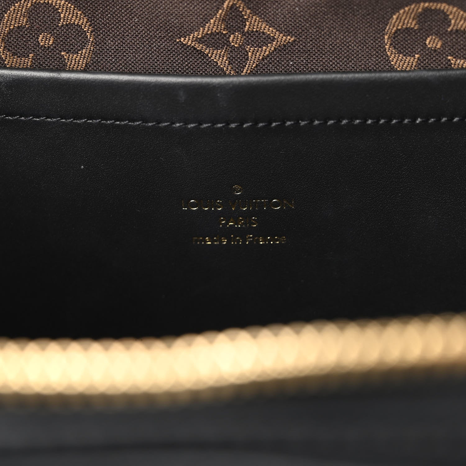 Louis Vuitton Calfskin Monogram Embossed Utility Crossbody Black 6 of 9