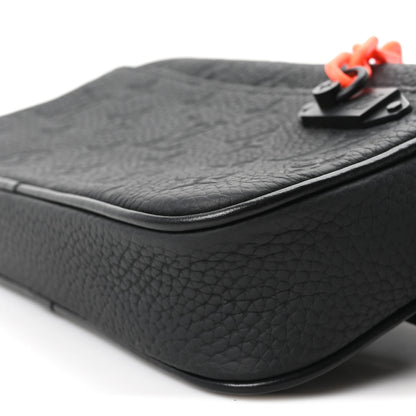 Louis Vuitton Taurillon Monogram Uniformes Solar Ray Soft Pochette Volga Belt Bag Black 9 of 9