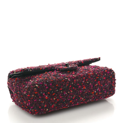 Chanel Tweed Quilted Medium Double Flap Multicolor 4 of 12