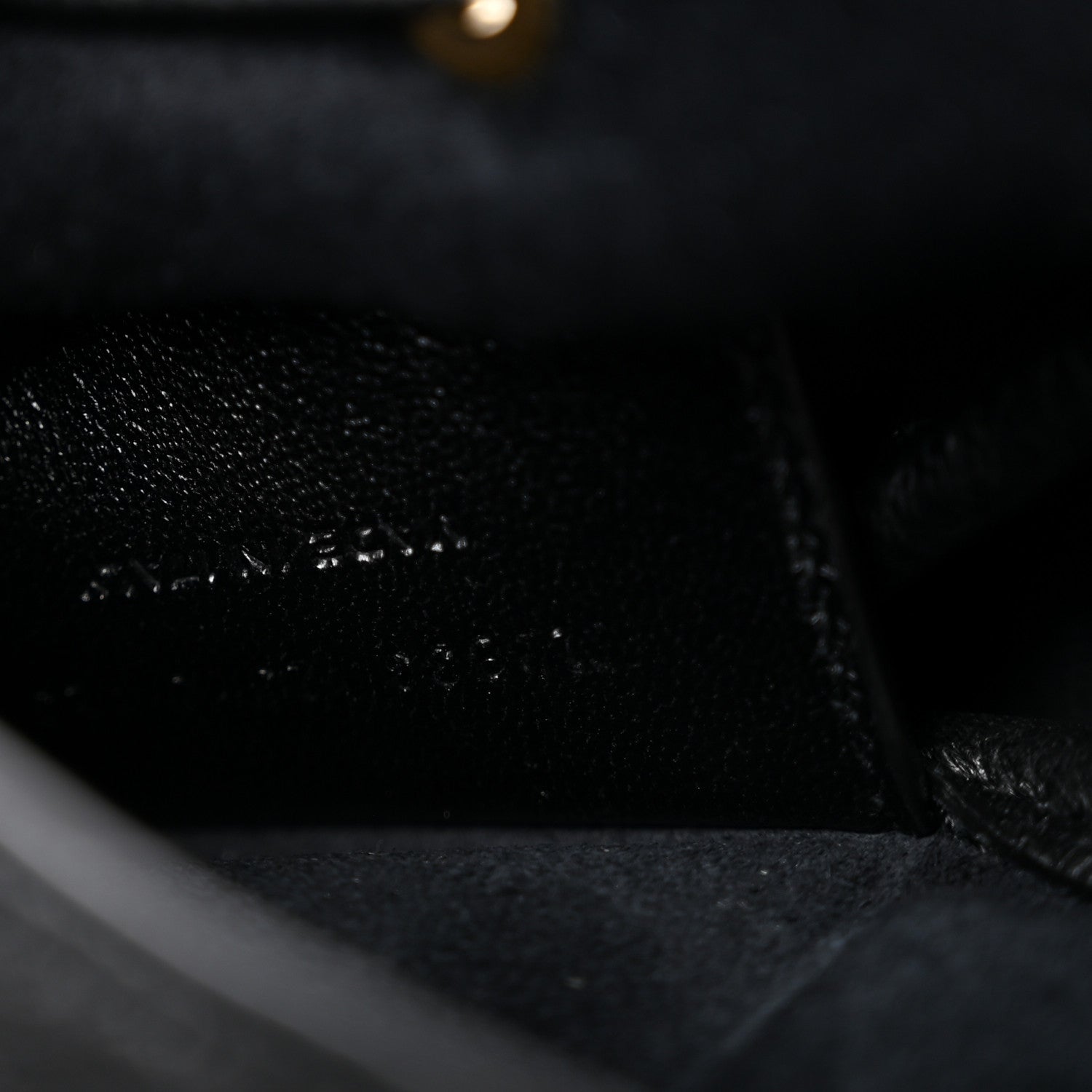 Saint Laurent Grained Calfskin Paris VII Mini Flat Hobo Black Black 11 of 12