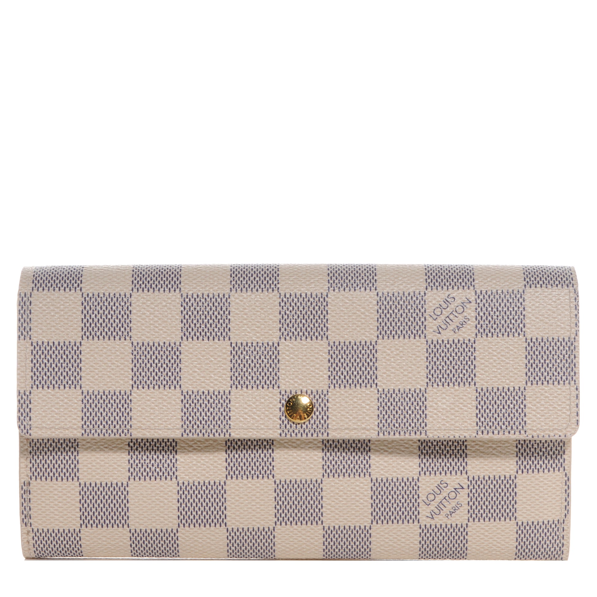 Louis Vuitton Damier Azur Sarah Wallet 1 of 8