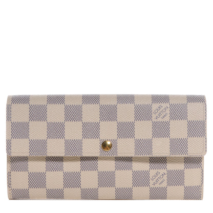 Louis Vuitton Damier Azur Sarah Wallet 1 of 8
