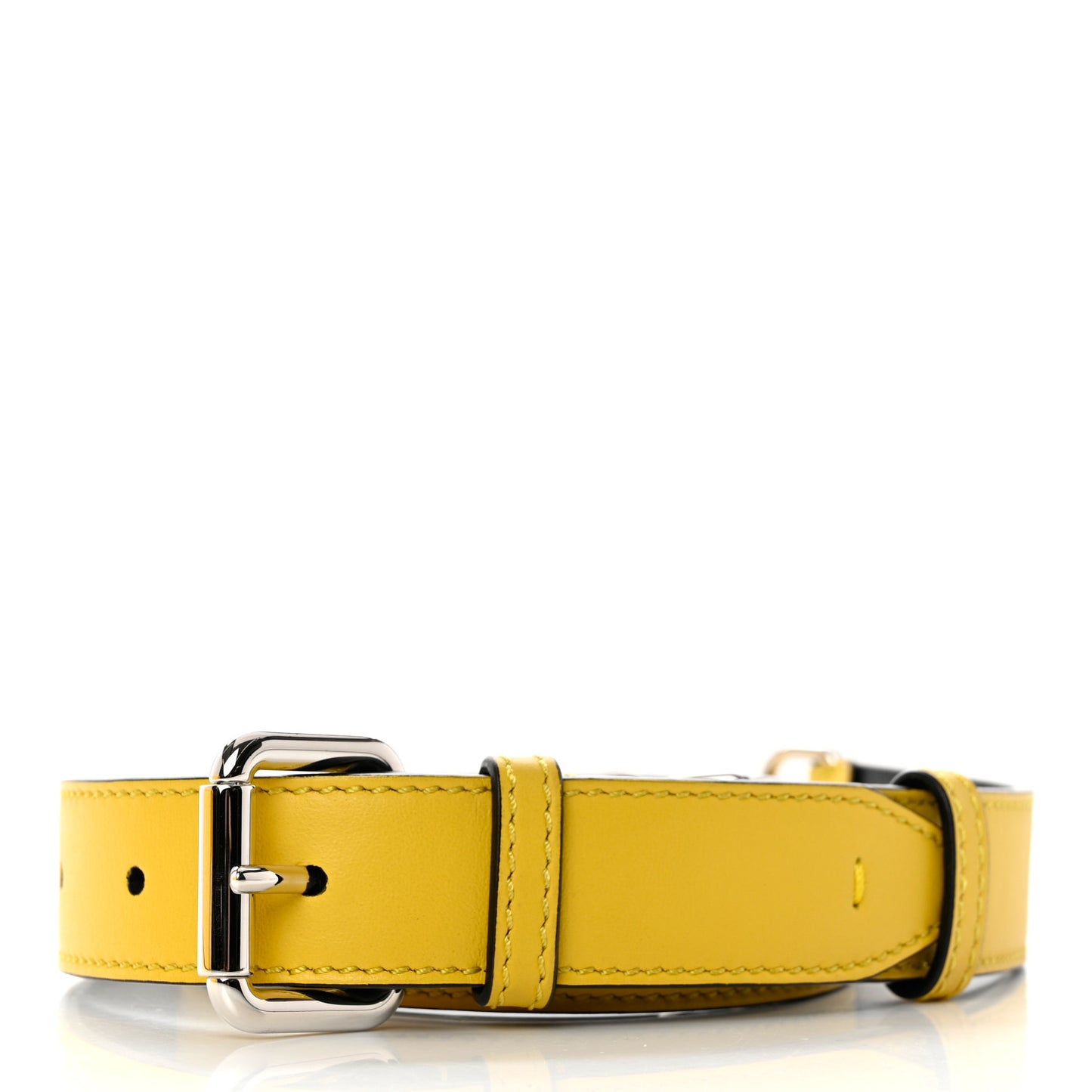 Vitello Large Baguette Strap Yellow