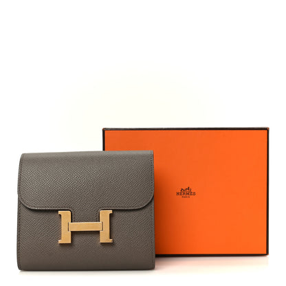 Hermes Epsom Constance Short Wallet Etain 9 of 9