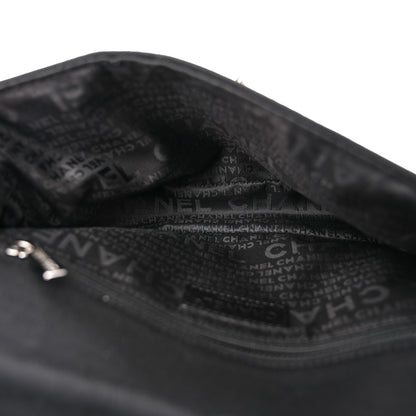 Chanel Jersey Quilted Single Flap Black 5 of 13