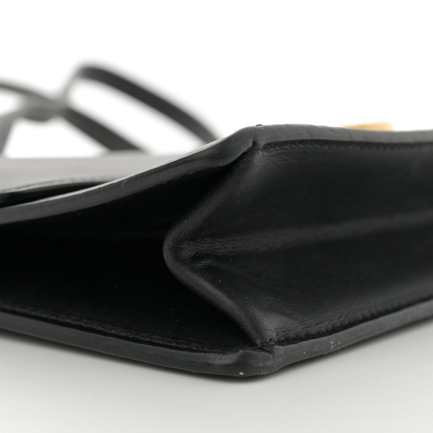 Salvatore Ferragamo Smooth Calfskin Mini Aileen Gancio Lock Crossbody Black 8 of 12