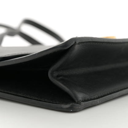 Salvatore Ferragamo Smooth Calfskin Mini Aileen Gancio Lock Crossbody Black 8 of 12