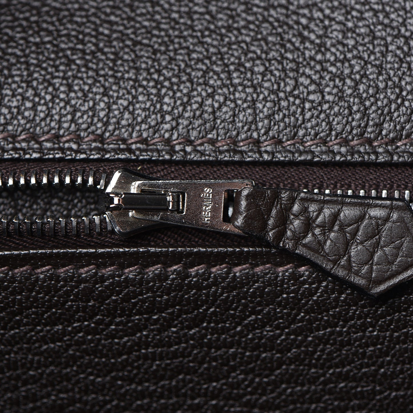 Toile Togo Birkin 40 Chocolate