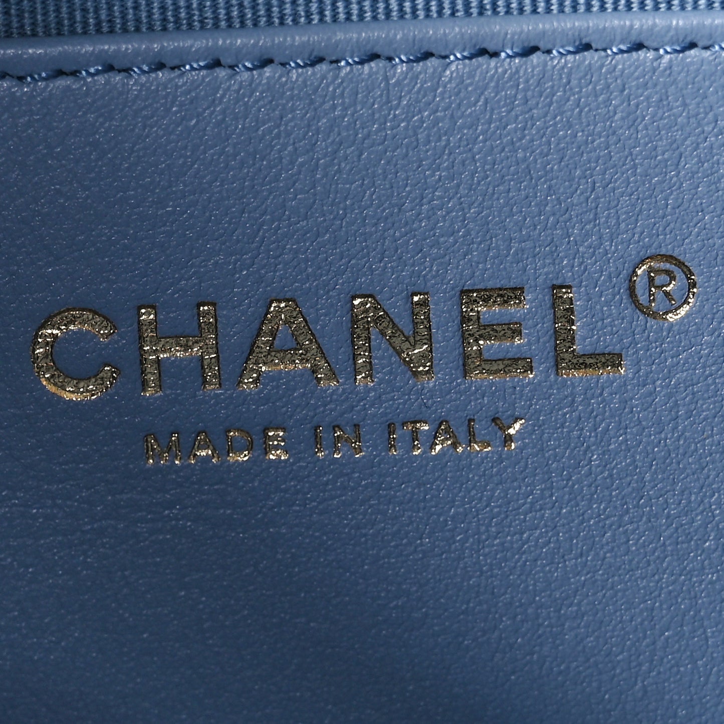 Washed Denim Quilted Cargo Large Hobo Light Blue