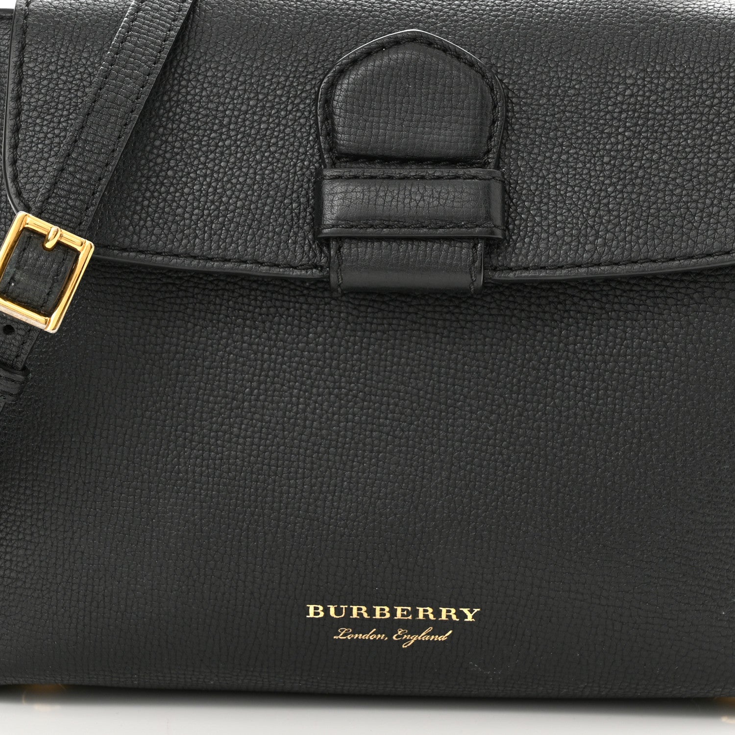 Burberry Derby Calfskin House Check Small Camberley Black 7 of 19