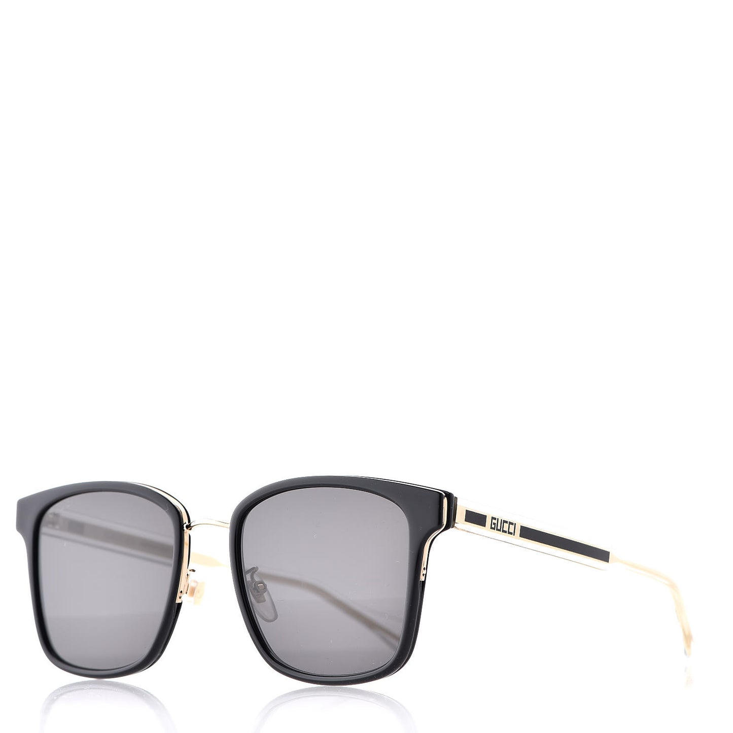 Acetate Specialized Fit Square Sunglasses GG0563SK Black