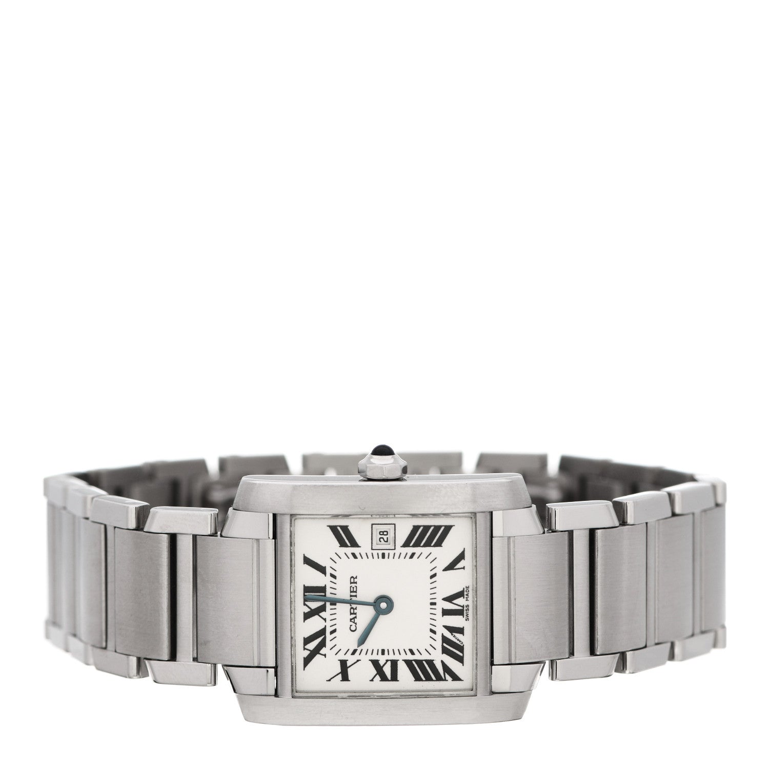 Cartier Stainless Steel 25mm Tank Francaise Quartz Watch 2 of 4