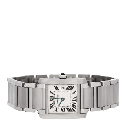 Cartier Stainless Steel 25mm Tank Francaise Quartz Watch 2 of 4