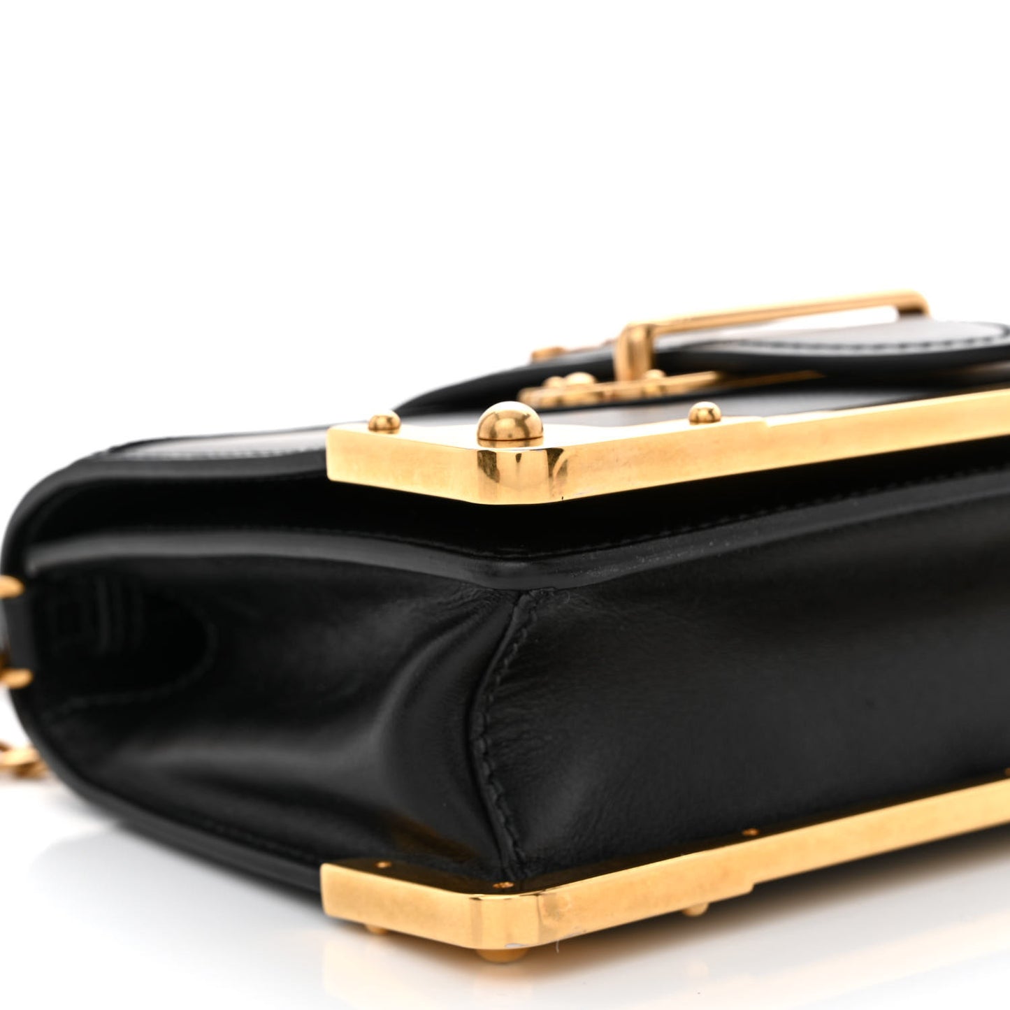 City Calf Saffiano Cahier Bag Black