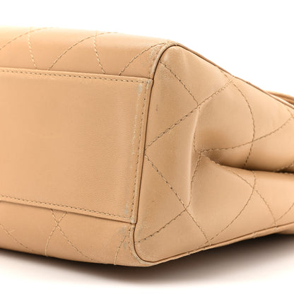 Chanel Lambskin Quilted Jumbo Single Flap Beige 8 of 18