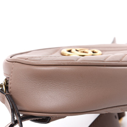 Gucci Calfskin Matelasse GG Marmont Belt Bag 95 38 Porcelain Rose 8 of 9