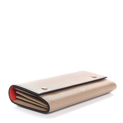 Celine Calfskin Large Multifunction Flap Wallet Dune 4 of 6
