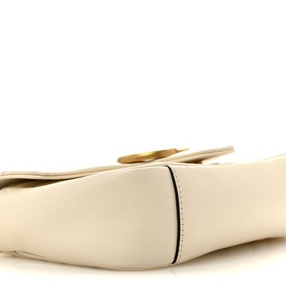 Gucci Calfskin Matelasse Mini GG Marmont Shoulder Bag White 9 of 14